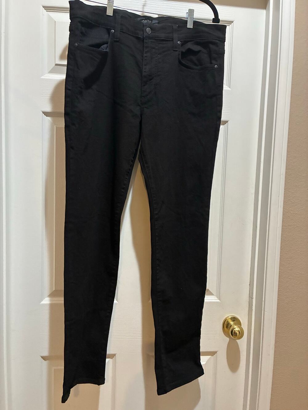 Joe's Men's Black Denim Jeans 38x33 Straight Leg Western Stretch Cowboy